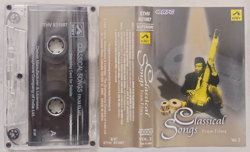 Classical Songs From Films Vol.2 Hindi Audio Cassette
