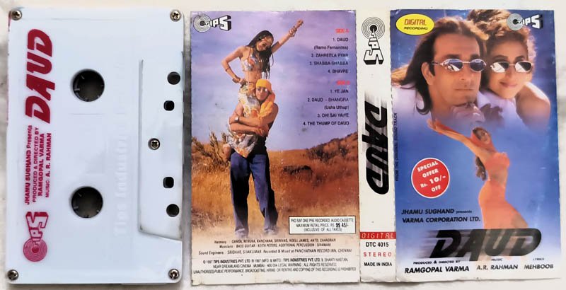 Daud Hindi Audio Cassette By A R Rahman