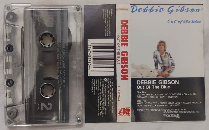 Debbie Gibson Out of the Blue Audio Cassette