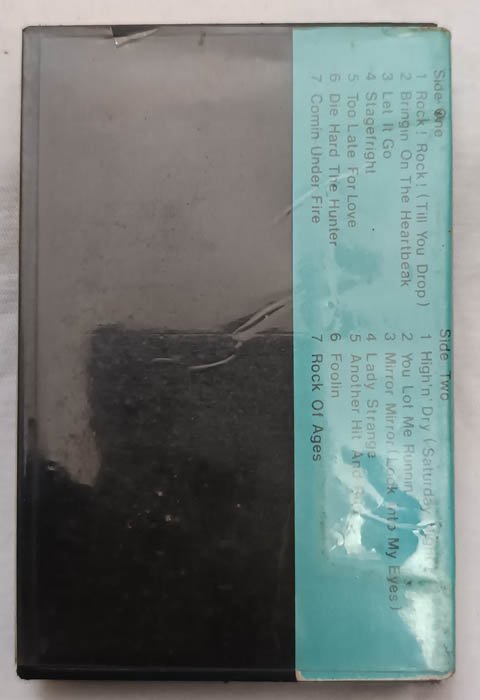 Def Leppard Greatest Hits Audio Cassette.