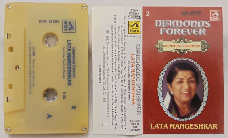 Diamond Forever Lata Mangeshkar Hindi Audio Cassette
