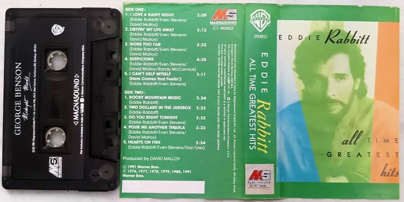 Eddie Rabbitt All Time Greatest Hits Audio Cassette