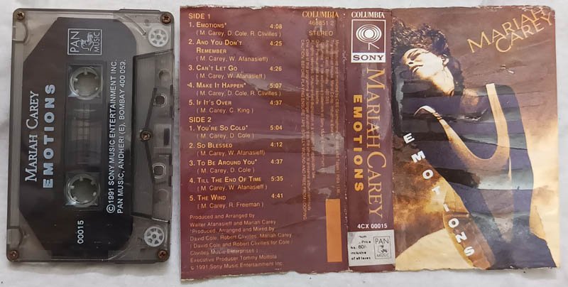 Emotions Mariah Carey English Audio Cassette