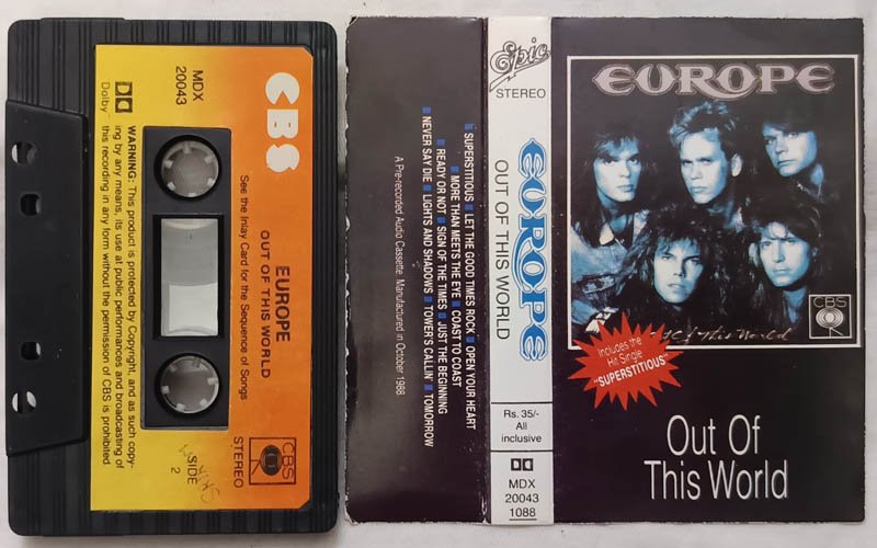 Europe Out of This World Audio Cassette