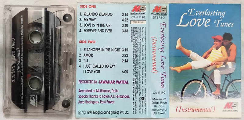 Everlasting Love Tunes Instrumental Audio Cassette