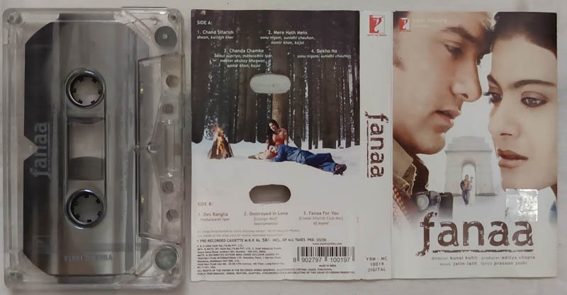 Fanaa Hindi Audio Cassettes By Jatin-Lalit