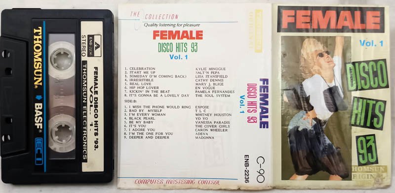 Female Vol.1 Disco Hits 93 Audio Cassette
