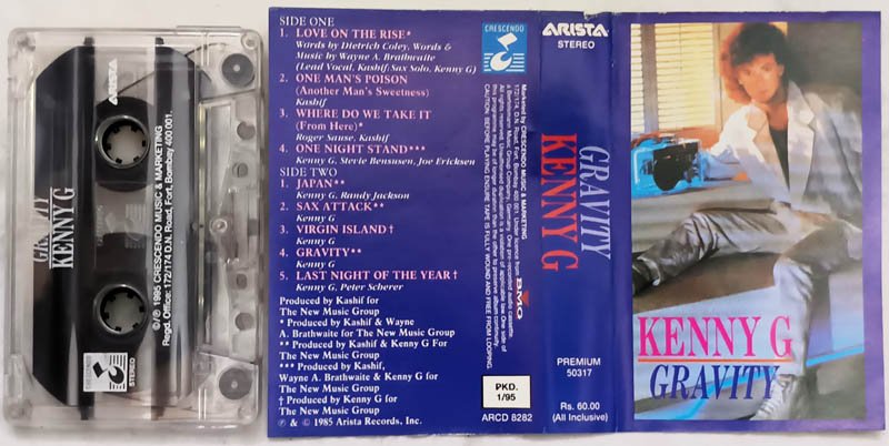 Gravity Kenny G Audio Cassette