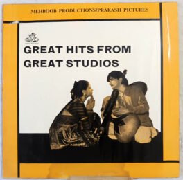 Great Hits From Great Studios Hindi Vinyl Record