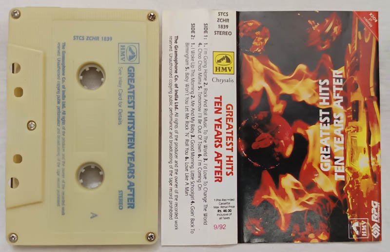 Greatest Hits Ten Years After Audio Cassette