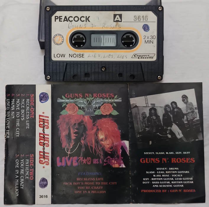 Guns N Roses Audio Cassette