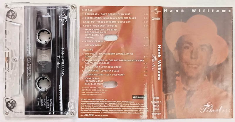 Hank Williams Timeless Audio Cassette