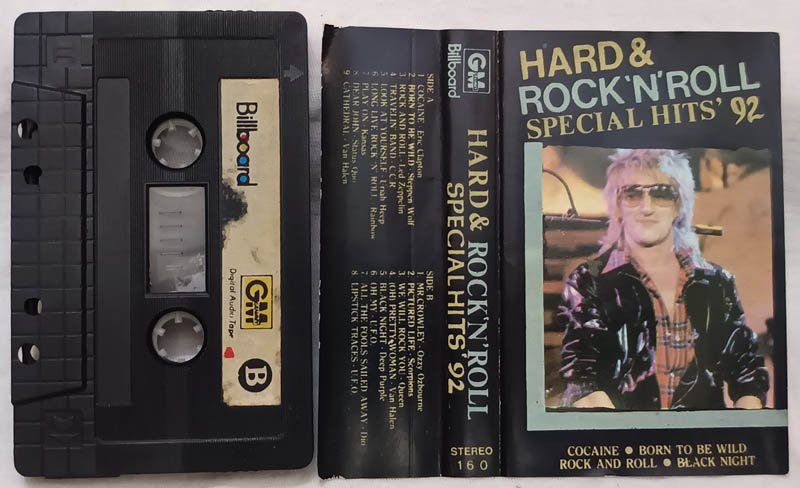 Hard Rock N Roll Special Hits 92 Audio Cassette