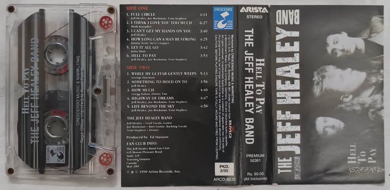 Hell To Pay The Jeff Healey Band Audio Cassette