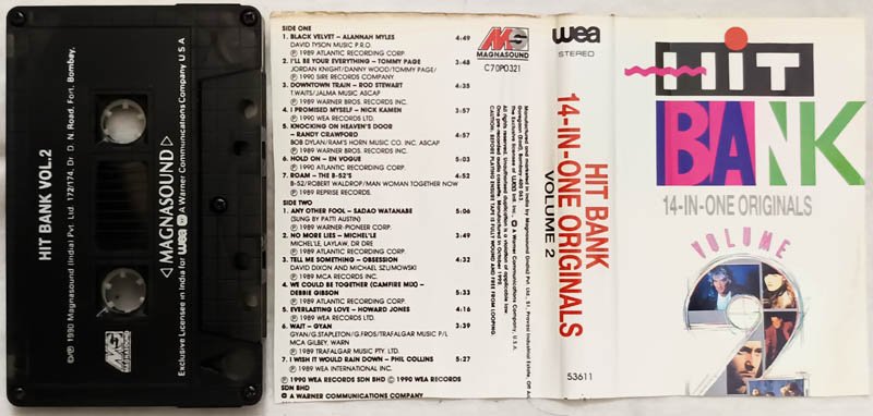 Hit Bank 14 in One Originals Volume 2 Audio Cassette