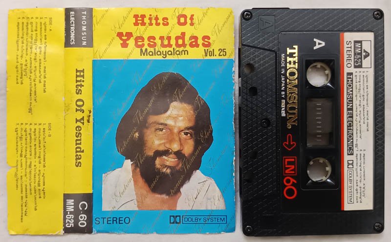 Hits of Yesudas Vol.25 Malayalam Audio Cassette