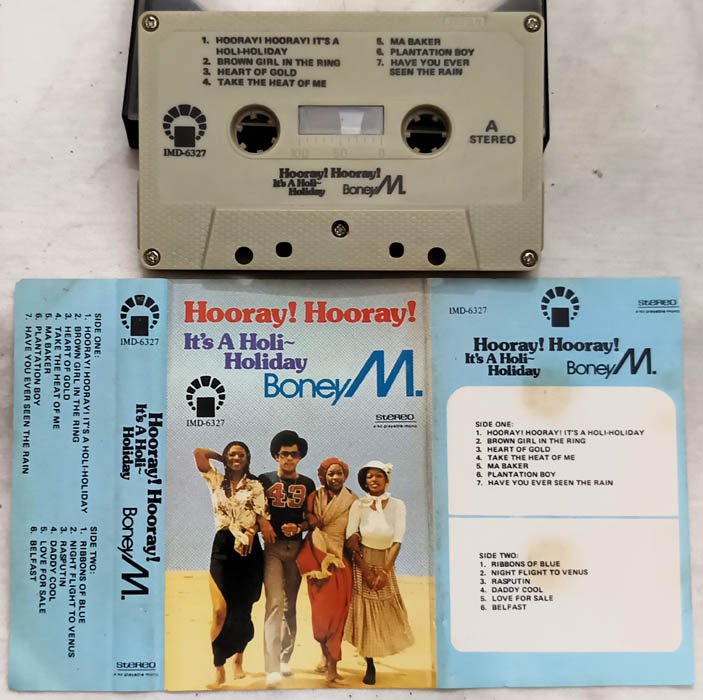 Hooray Hooray Its A Holi-Holiday Boney M Audio Cassette