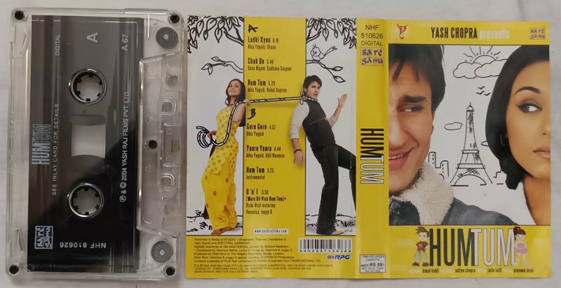 Hum Tum Hindi Audio Cassette By Jatin Lalit