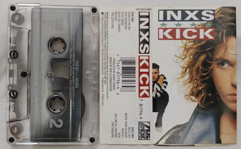 INXS Kick Audio Cassette