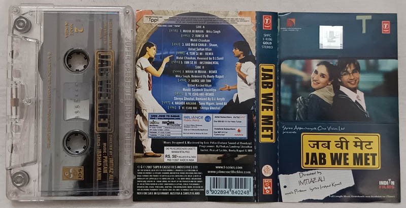 Jab We Met Hindi Audio Cassette