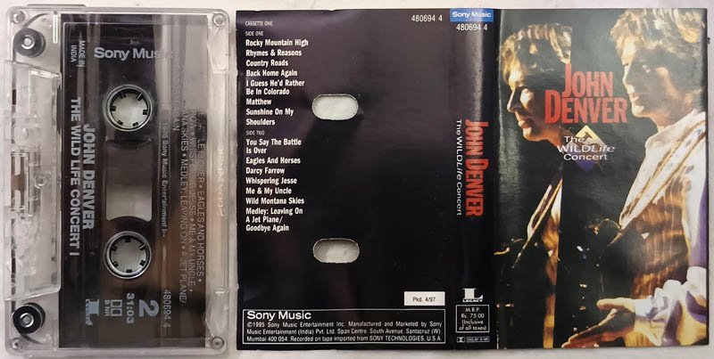 John Denver The Wildlife Concert Audio Cassette