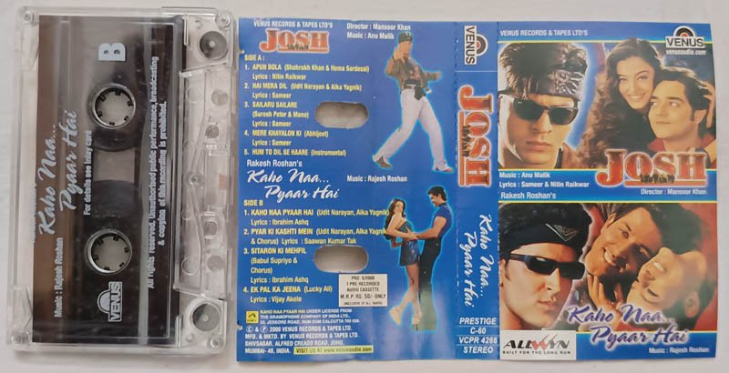 Josh-Kaho Naa Pyaar Hai Hindi Audio Cassette