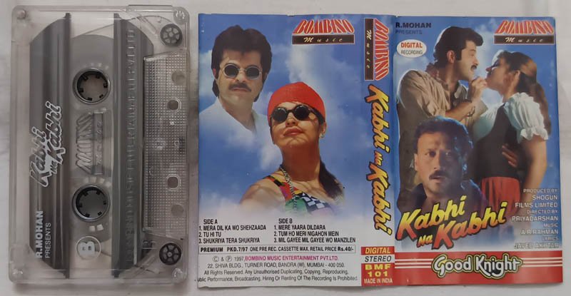 Kabhi Na Kabhi Hindi Audio Cassette By A.R.Rahman