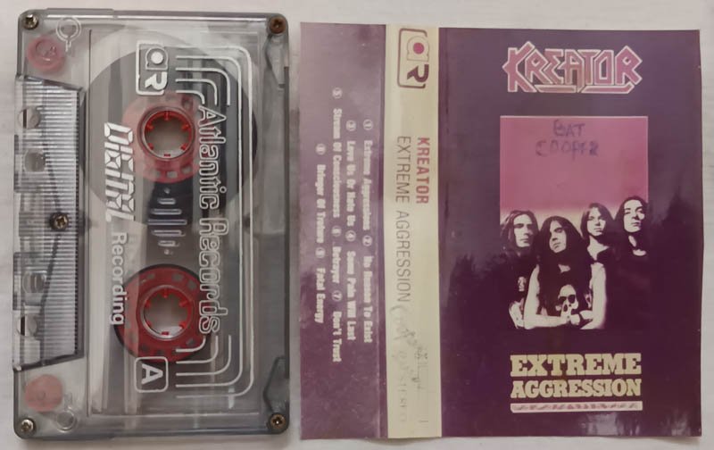 Kreator Extreme Aggression Audio Cassette