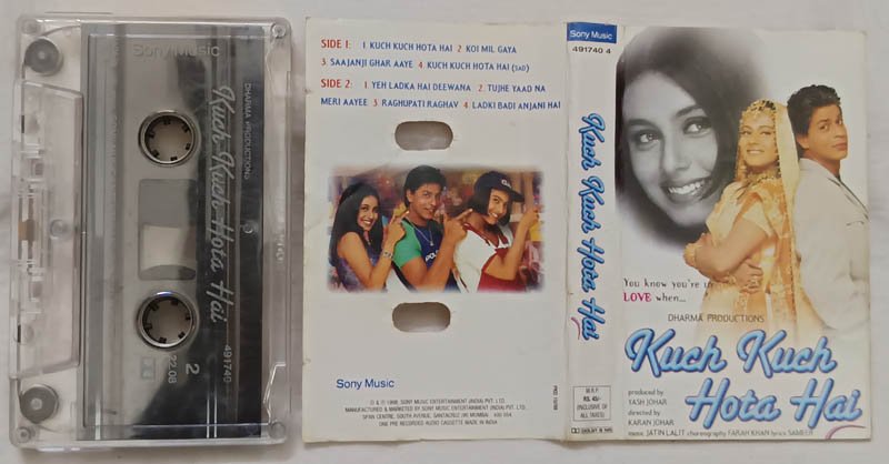 Kuch Kuch Hota Hai Hindi Audio Cassette By Jatin Lalit