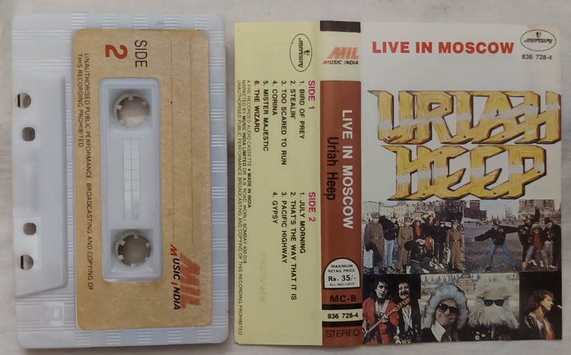 Live In Mocow Uriah Heep Audio Cassette