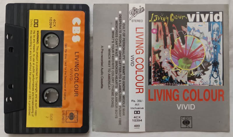 Living Colour Vivid Audio Cassette