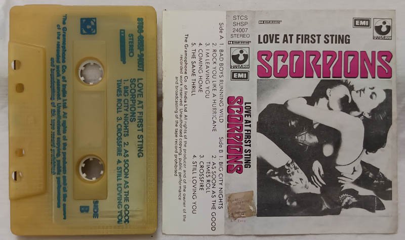 Love At First Sting Scorpions Audio Cassette