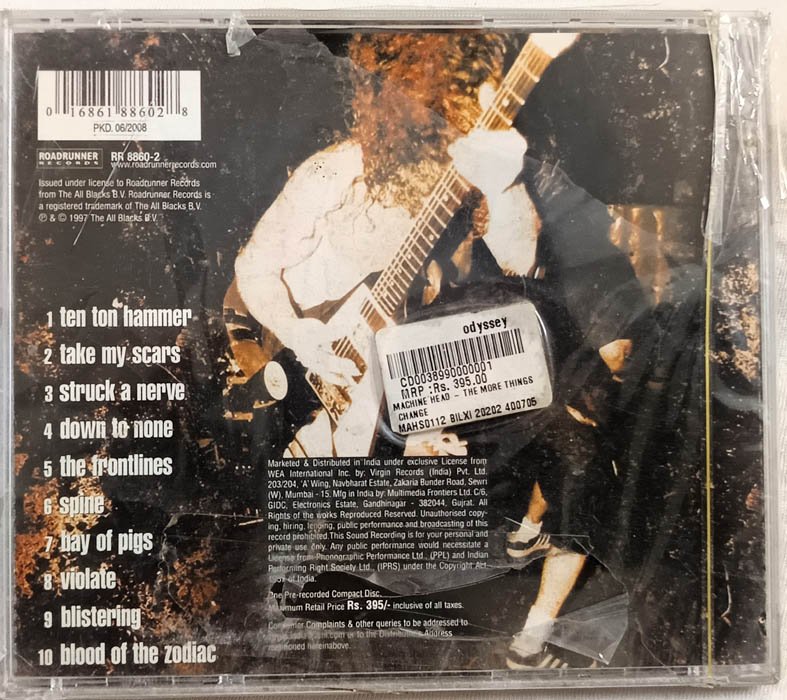 Machine Head The More Thins Change Audio cd
