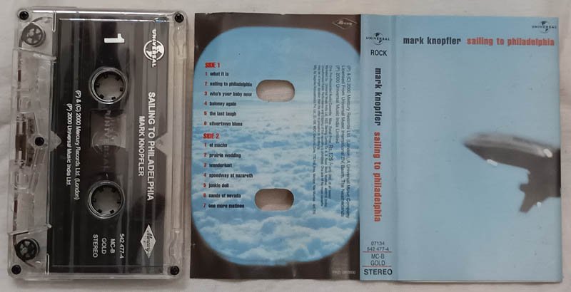 Mark Knopfler Sailing To Philadelphia Audio Cassette