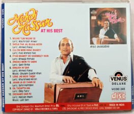 Mehdi Hassan at His Best Hindi Audio Cd