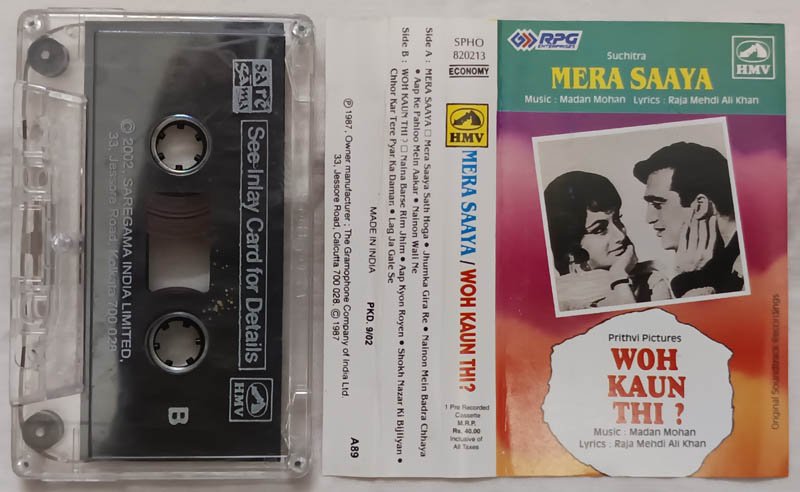 Mera Saaya-Woh Kaun Thi Hindi Audio Cassette By Madan Mohan