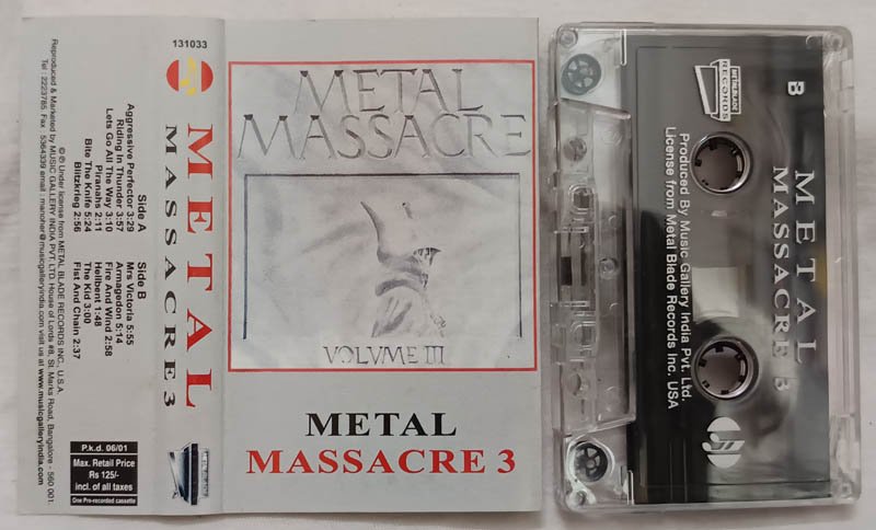 Metal Massacre 3 Audio Cassette