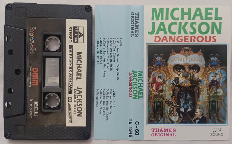 Michael Jackson Dangerous Audio Cassette