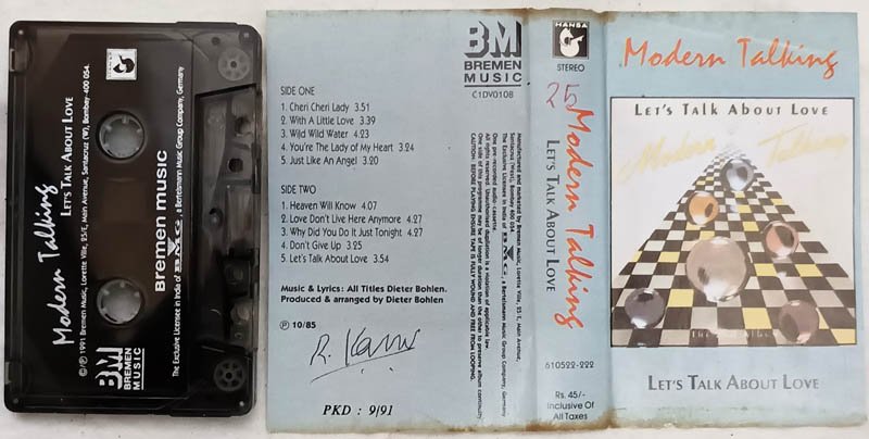 Modern Talking Lets Talk About Love Audio Cassette