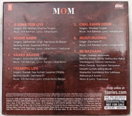 Mom Hindi Audio cd By AR Rahman