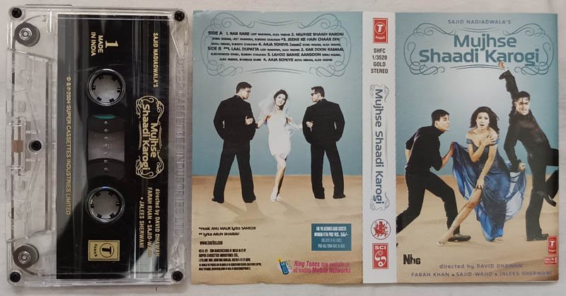 Mujhse Shaadi Karogi Hindi Audio Cassette