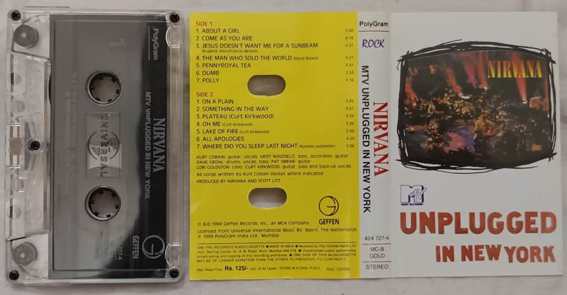 Nirvana MTV Unplugged in Newyork Audio Cassette