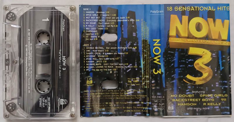 Now 3 Thats What I Call Music Audio Cassette