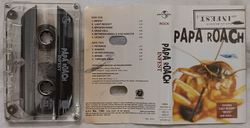 Papa Roach Audio Cassette