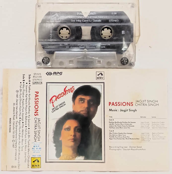 Passions Jagjit Singh-Chitra Singh Hindi Audio Cassette