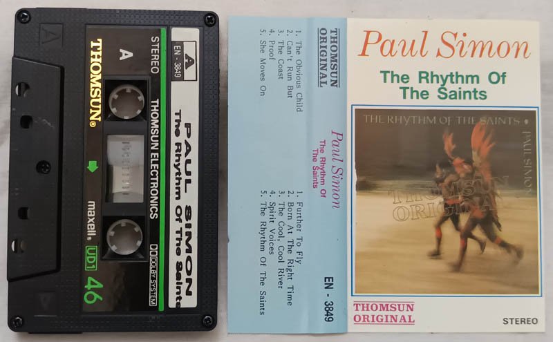 Paul Simon The Rhythm of the Saints Audio Cassette