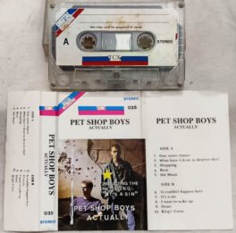 Pet Shop Boys Actually Audio Cassette