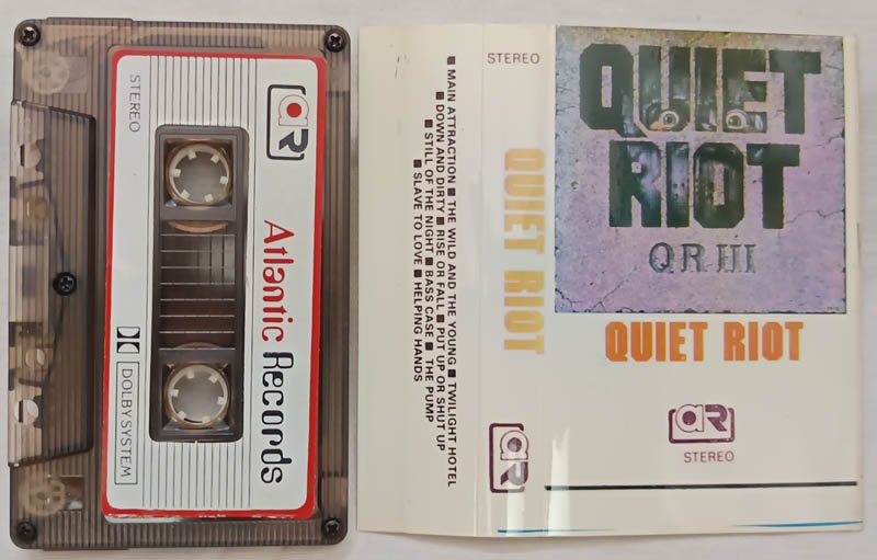 Quiet Riot or III Audio Cassette