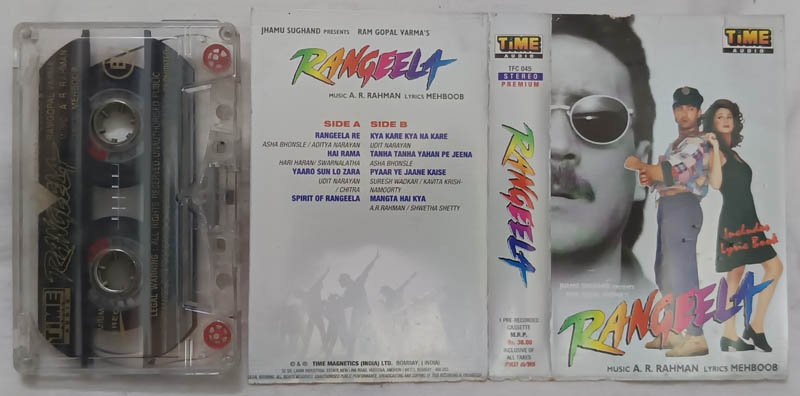 Rangeela Hindi Audio Cassette By A.R.Rahman