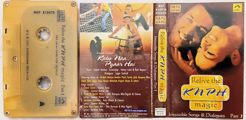 Relive The Knph Magic Hindi Songs and Dialogues Part 1 Audio Cassette